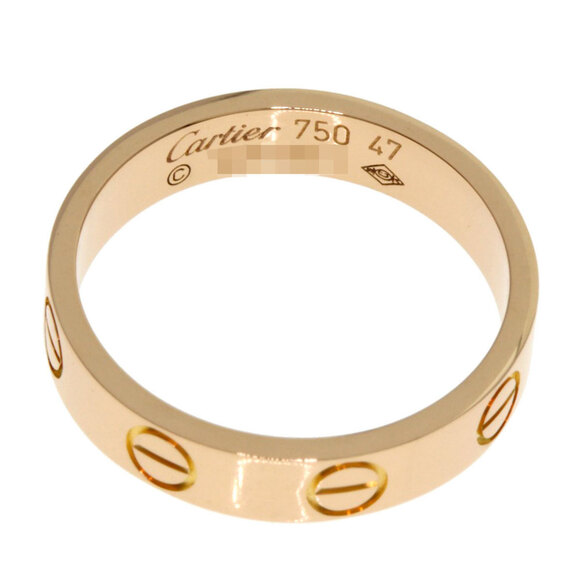 CARTIER 18k Gold Love Ring #47 - Picture 4 of 6
